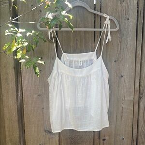 BP White Camisole with Spaghetti Straps